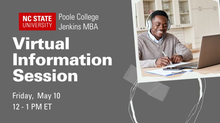 MBA Information Session (Virtual) | Jenkins MBA